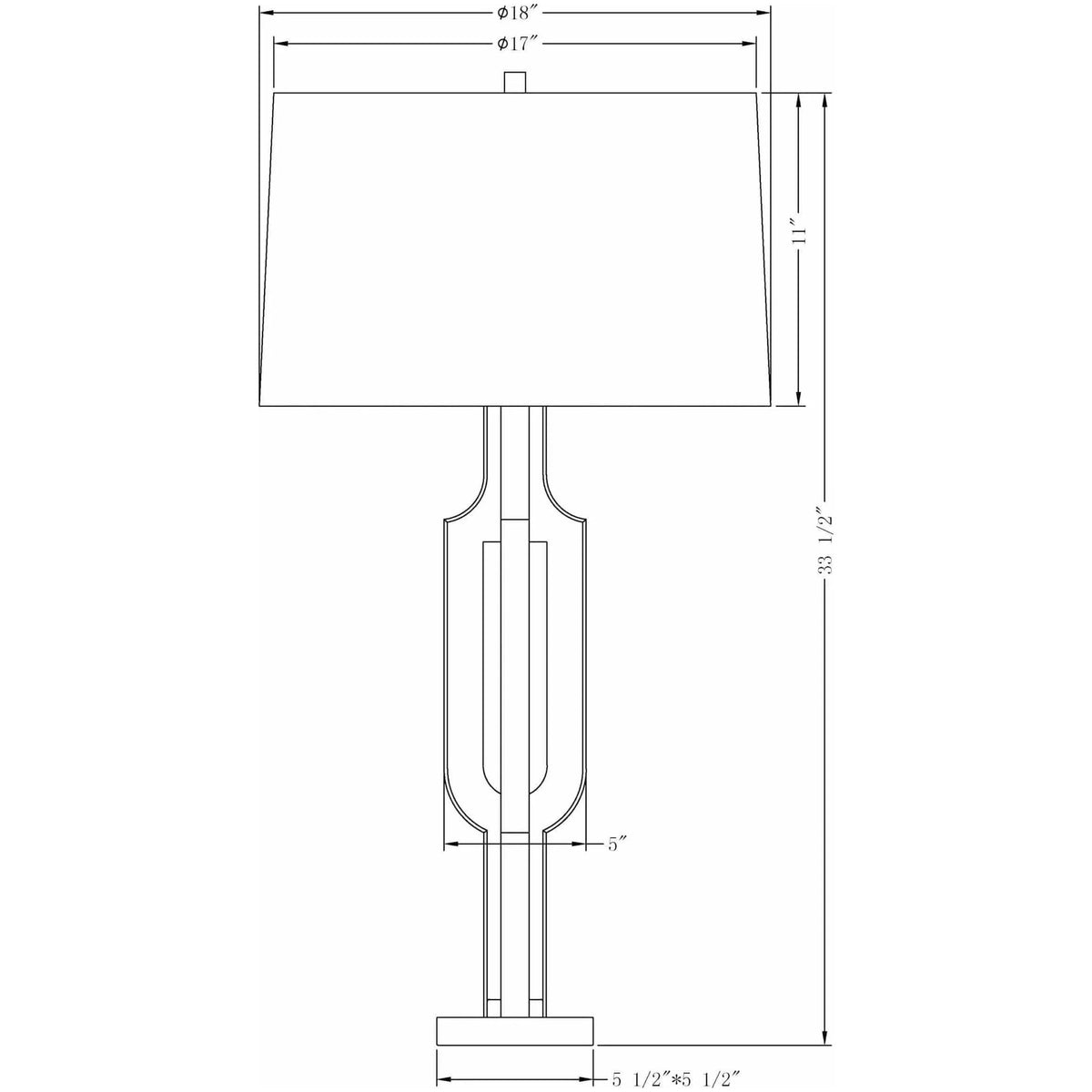 Flow Decor - Homer Table Lamp - 4043 | Montreal Lighting & Hardware