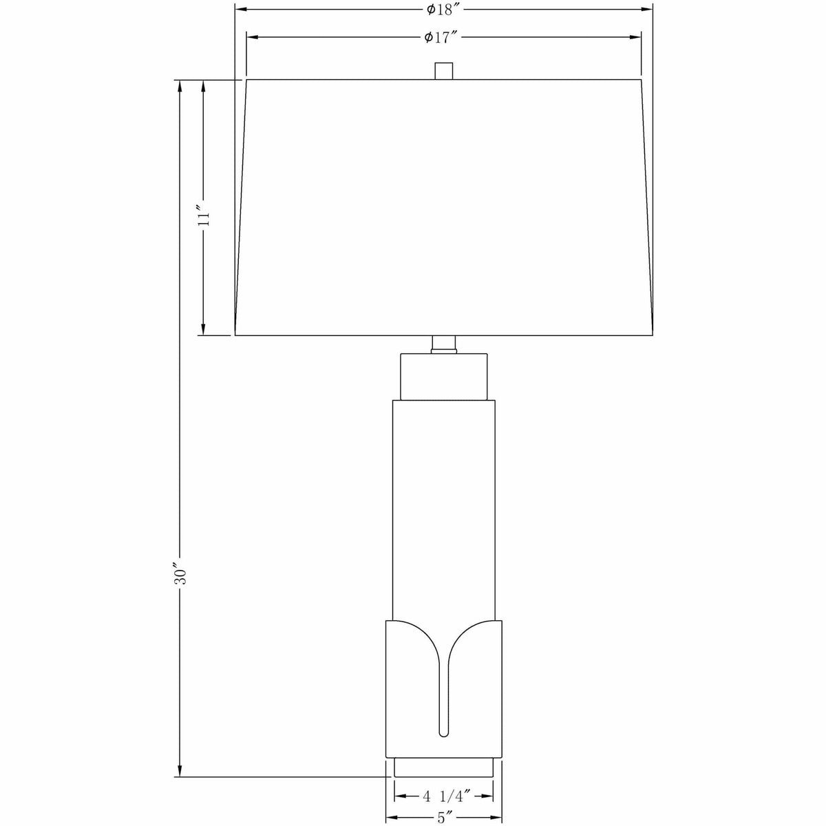 Flow Decor - Huxley Table Lamp - 4050 | Montreal Lighting & Hardware