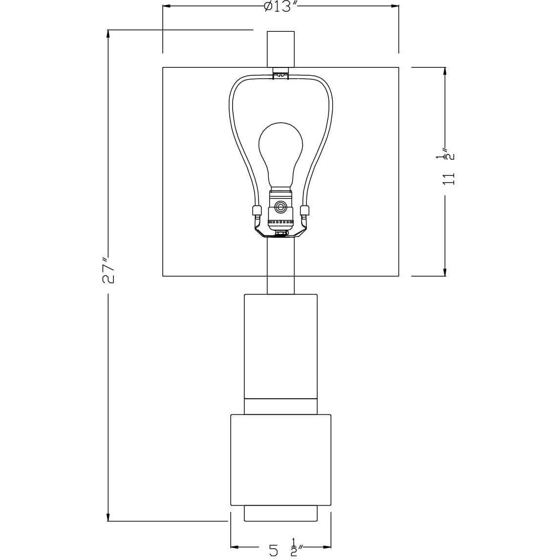 Flow Decor - Java Table Lamp - 4077 | Montreal Lighting & Hardware