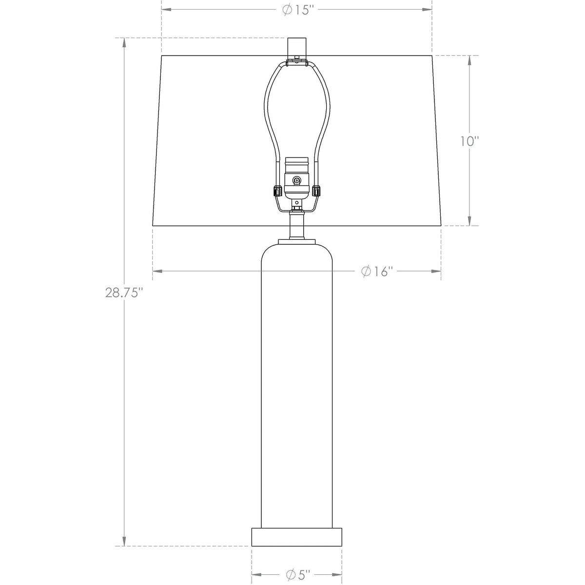 Flow Decor - Jessa Table Lamp - 4433 | Montreal Lighting & Hardware
