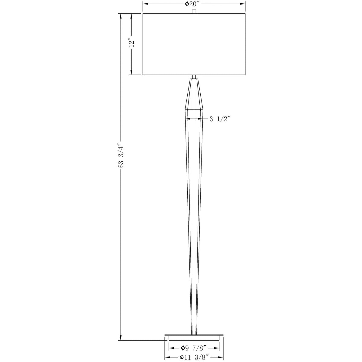 Flow Decor - Landon Floor Lamp - 3982 | Montreal Lighting & Hardware