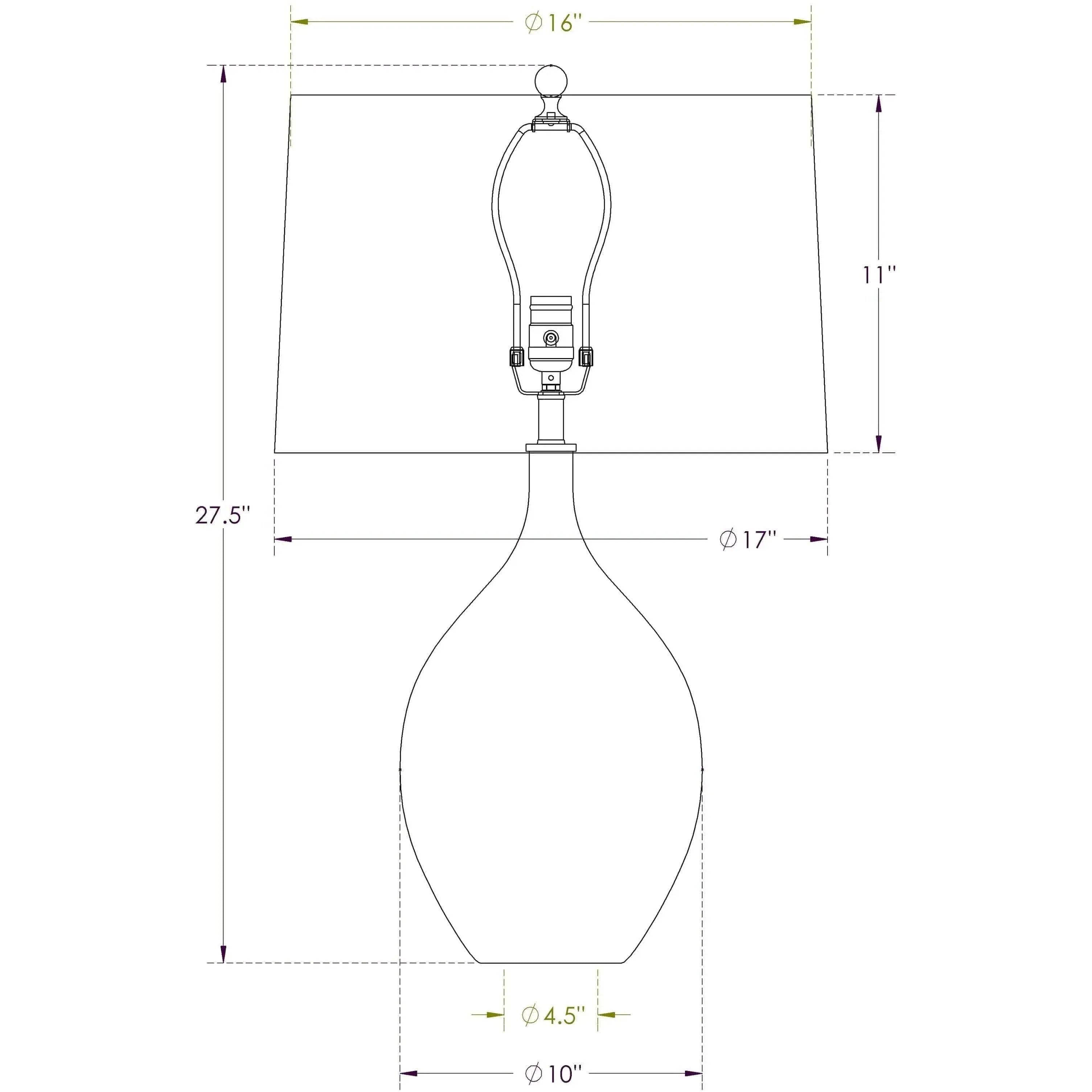 Flow Decor - Malone Table Lamp - 3852 | Montreal Lighting & Hardware