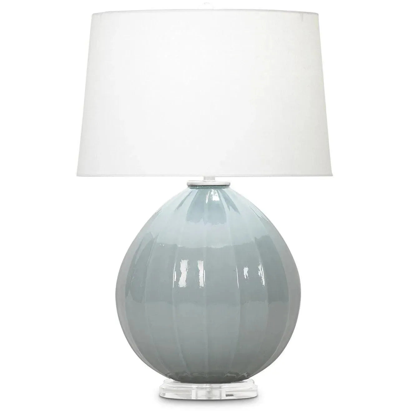 Flow Decor-3673-OWL-Table Lamps-Margaux-Blue