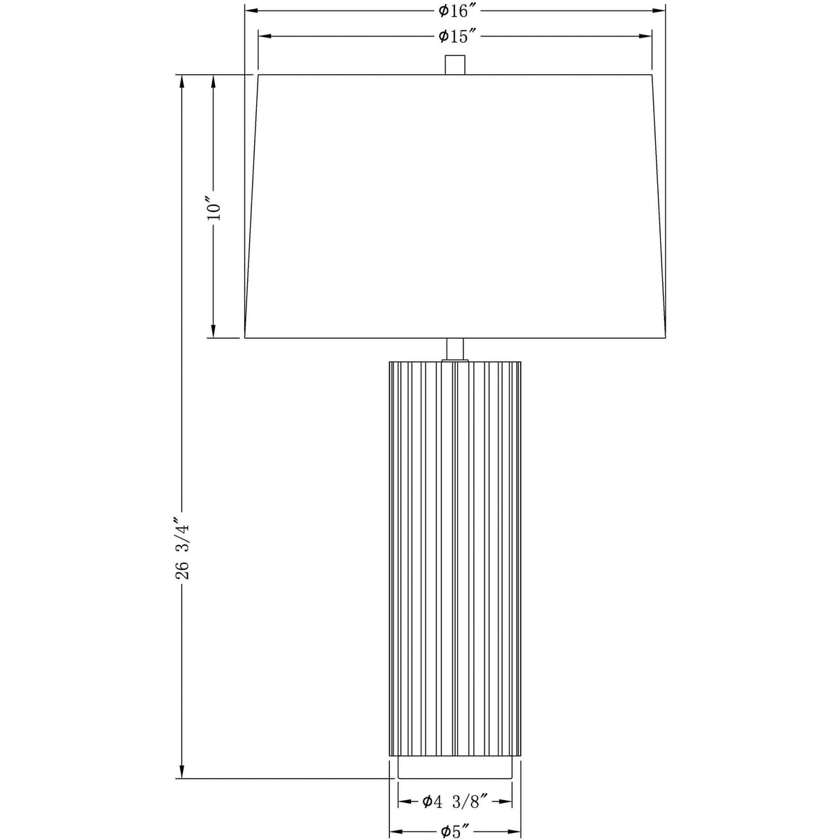 Flow Decor - Meredith Table Lamp - 4440 | Montreal Lighting & Hardware