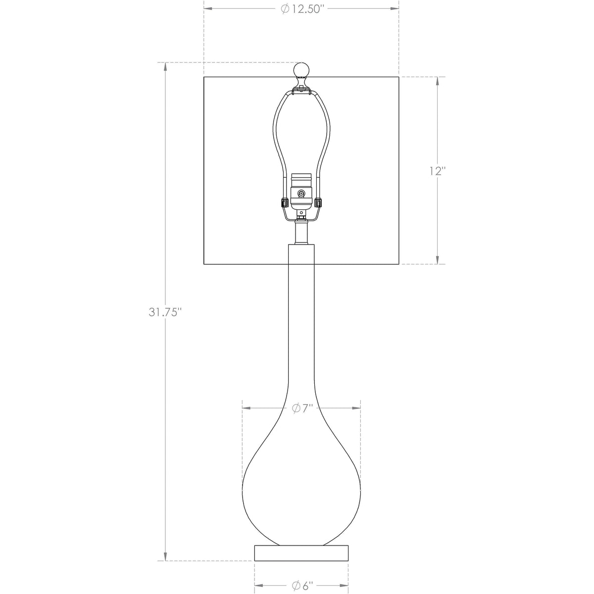 Flow Decor - Merlot Table Lamp - 3672 | Montreal Lighting & Hardware