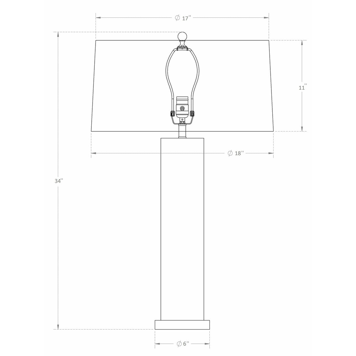 Flow Decor - Miranda Table Lamp - 4510 | Montreal Lighting & Hardware