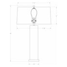 Flow Decor - Miranda Table Lamp - 4510 | Montreal Lighting & Hardware