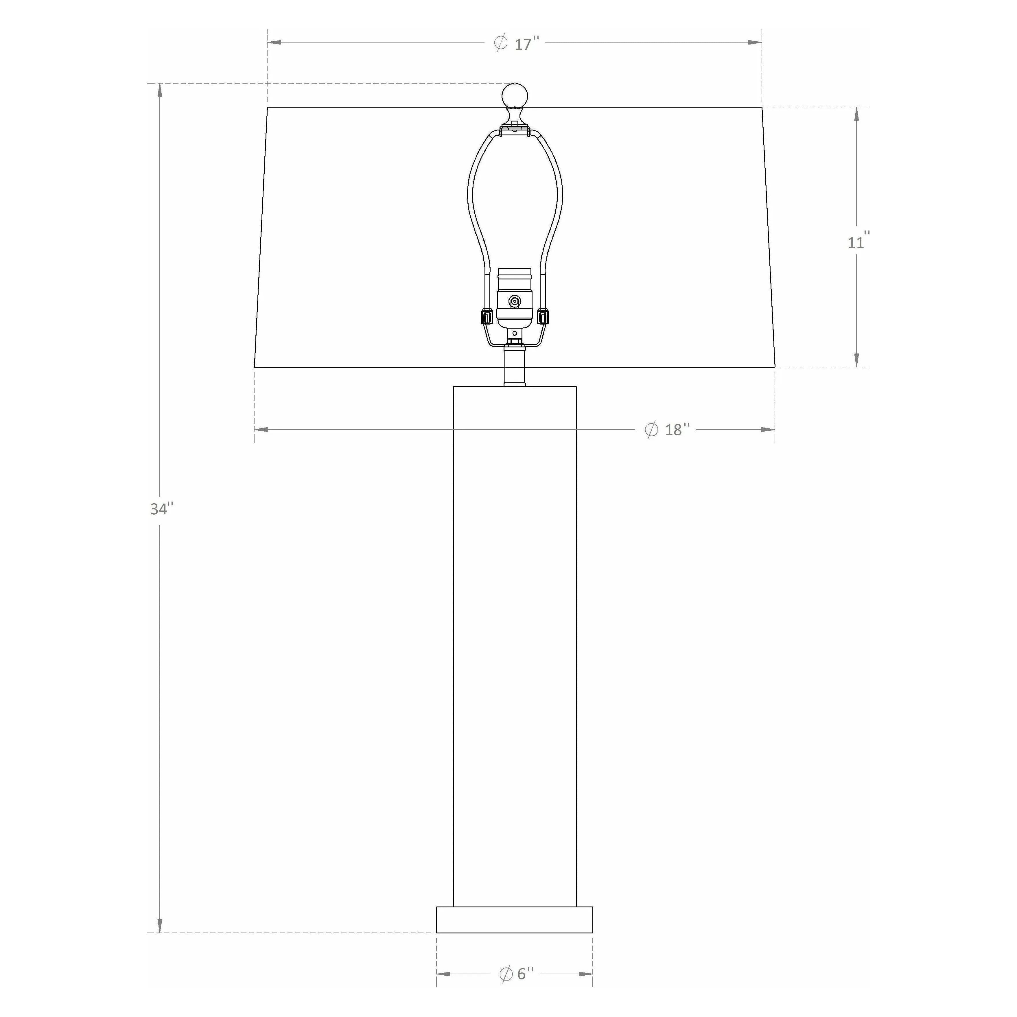 Flow Decor - Miranda Table Lamp - 4510 | Montreal Lighting & Hardware