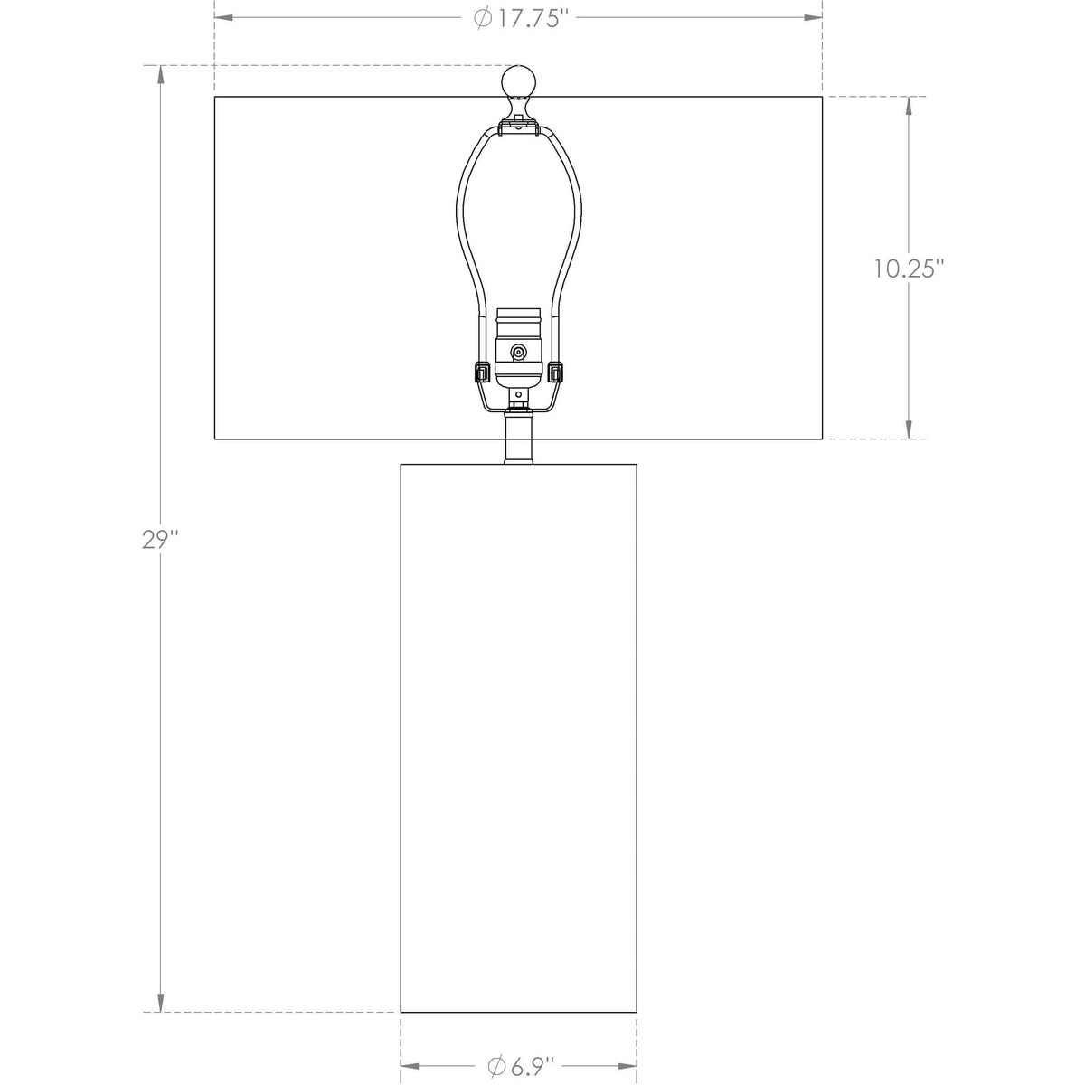 Flow Decor - Moraine Table Lamp - 4070 | Montreal Lighting & Hardware
