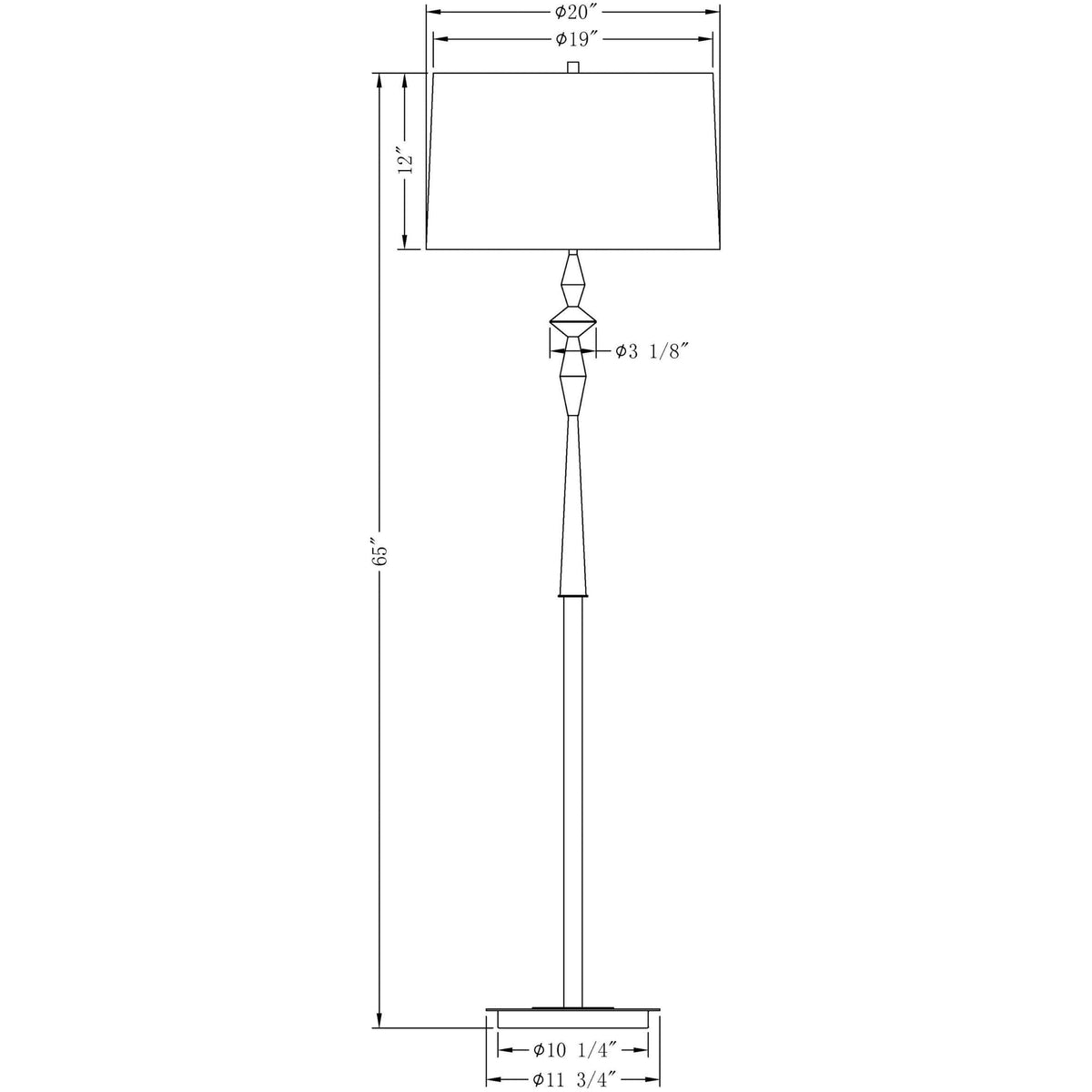 Flow Decor - Morrison Floor Lamp - 4052 | Montreal Lighting & Hardware