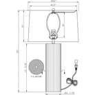 Flow Decor - Nelson Table Lamp - 4614-OWL | Montreal Lighting & Hardware