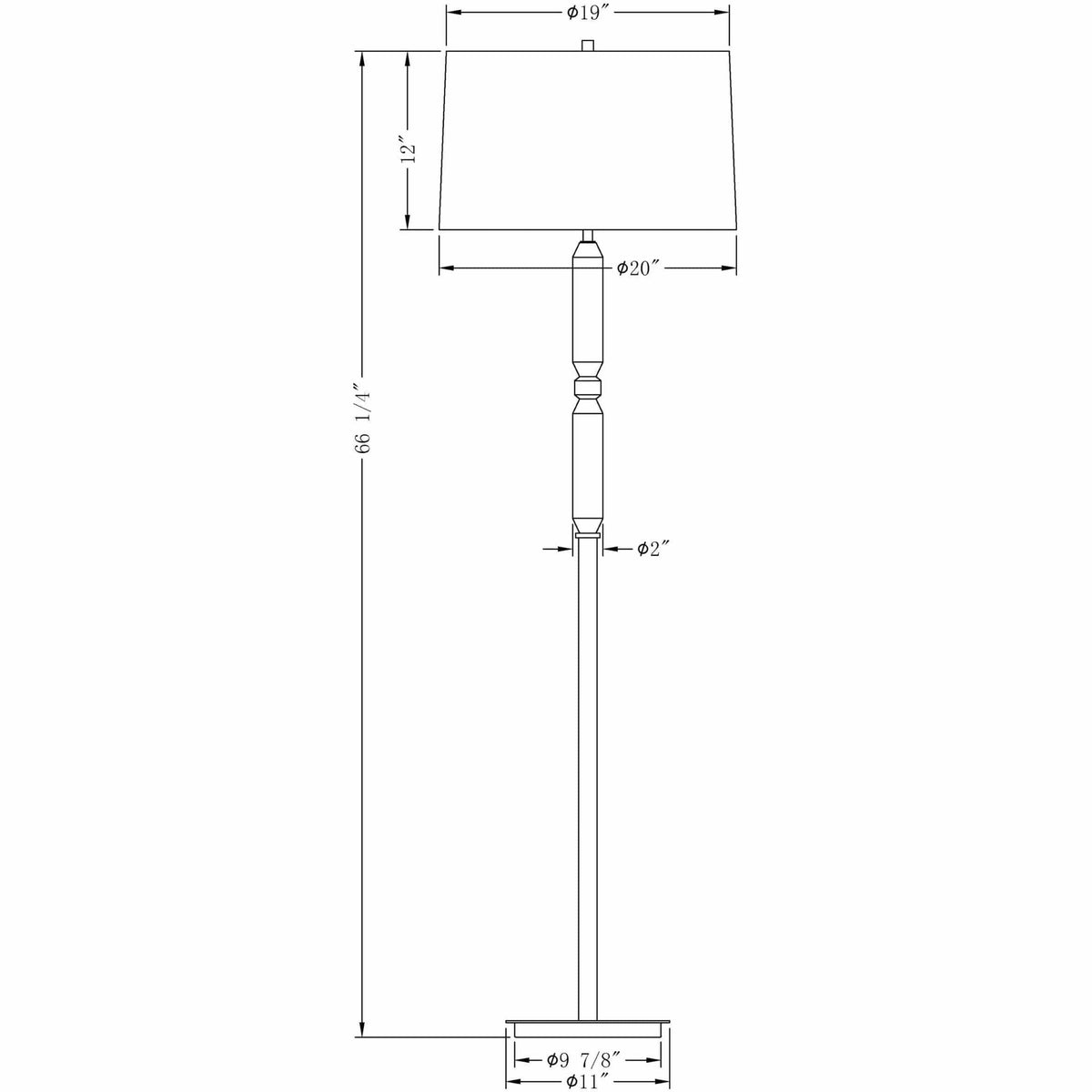 Flow Decor - Ness Floor Lamp - 4089 | Montreal Lighting & Hardware