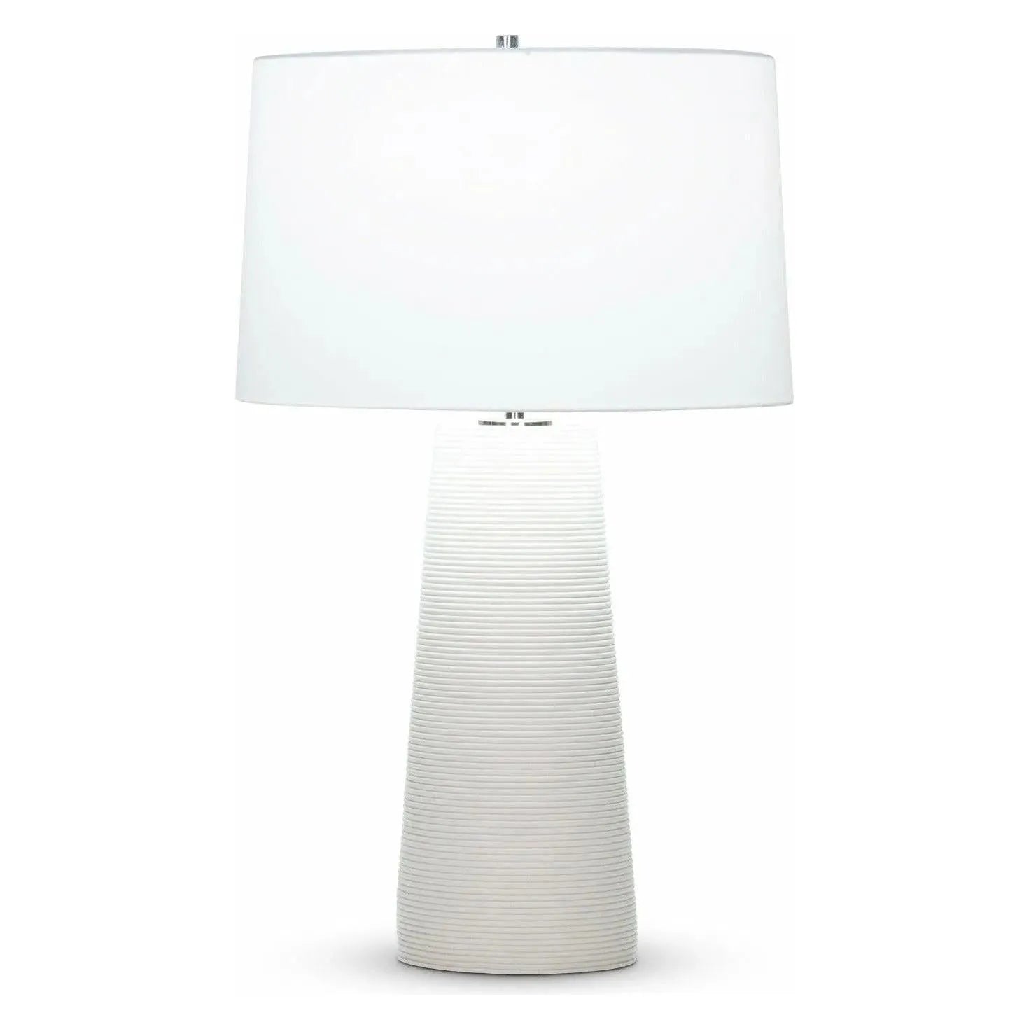 Flow Decor-4517-OWC-Table Lamps-Omar-Off-White
