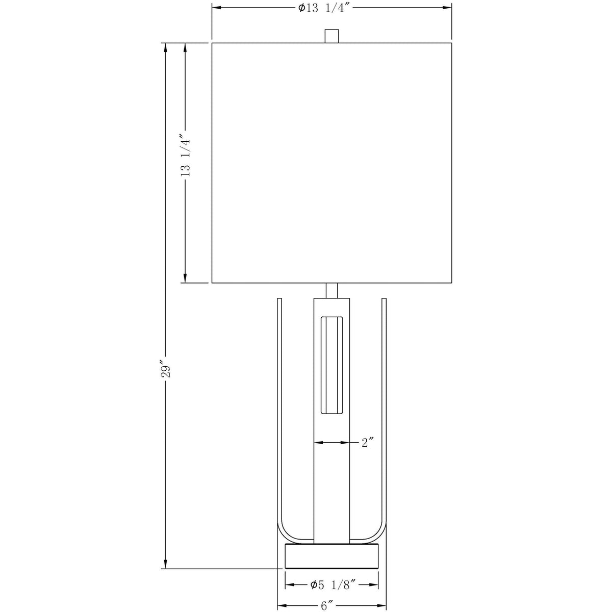 Flow Decor - Ophelia Table Lamp - 4003 | Montreal Lighting & Hardware