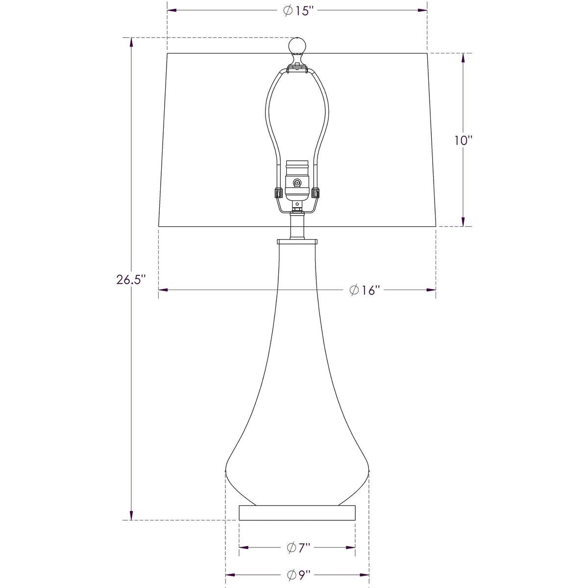 Flow Decor - Orwell Table Lamp - 4030 | Montreal Lighting & Hardware