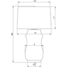 Flow Decor - Peterson Table Lamp - 4074 | Montreal Lighting & Hardware