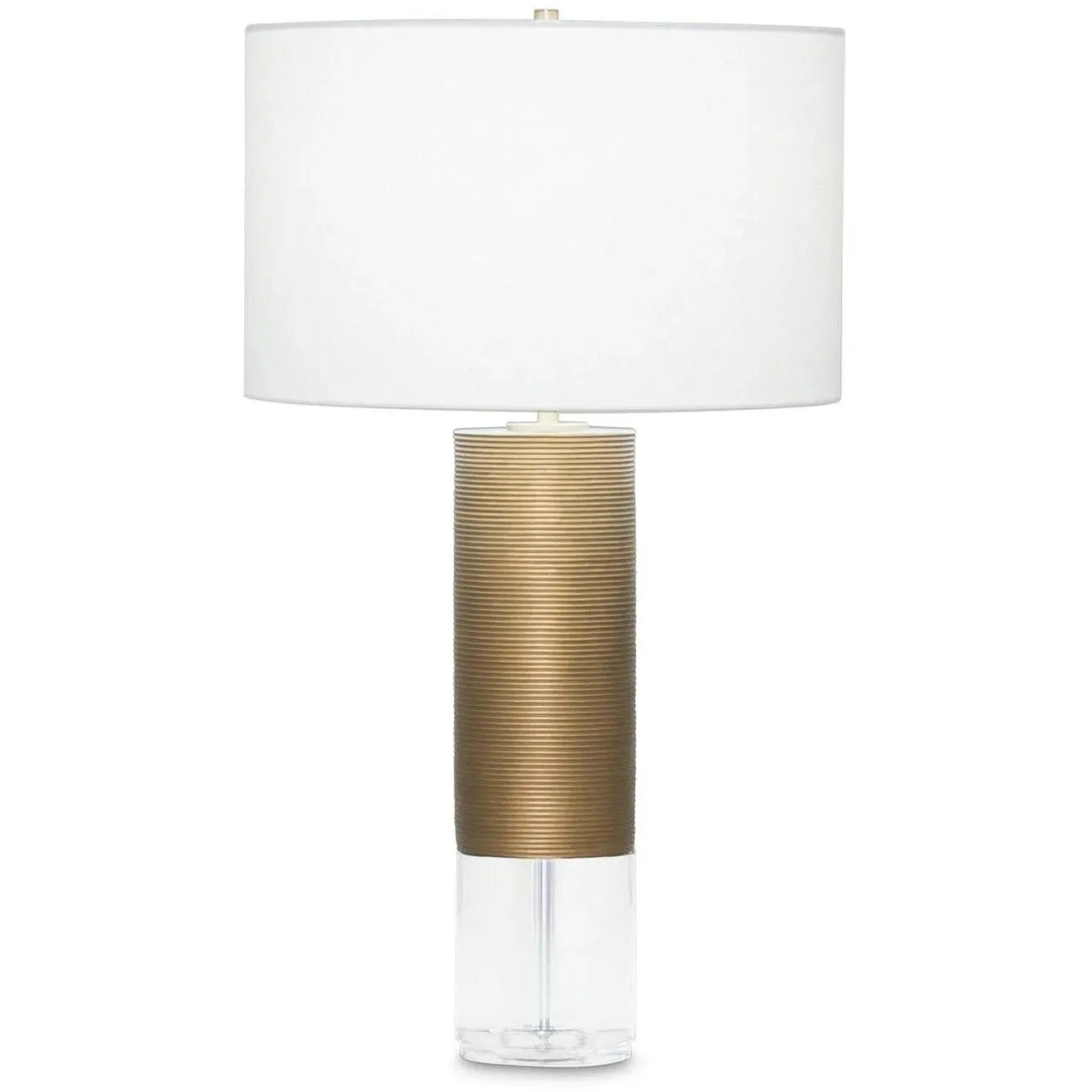 Flow Decor-3909-OWL-Table Lamps-Sage-Brass