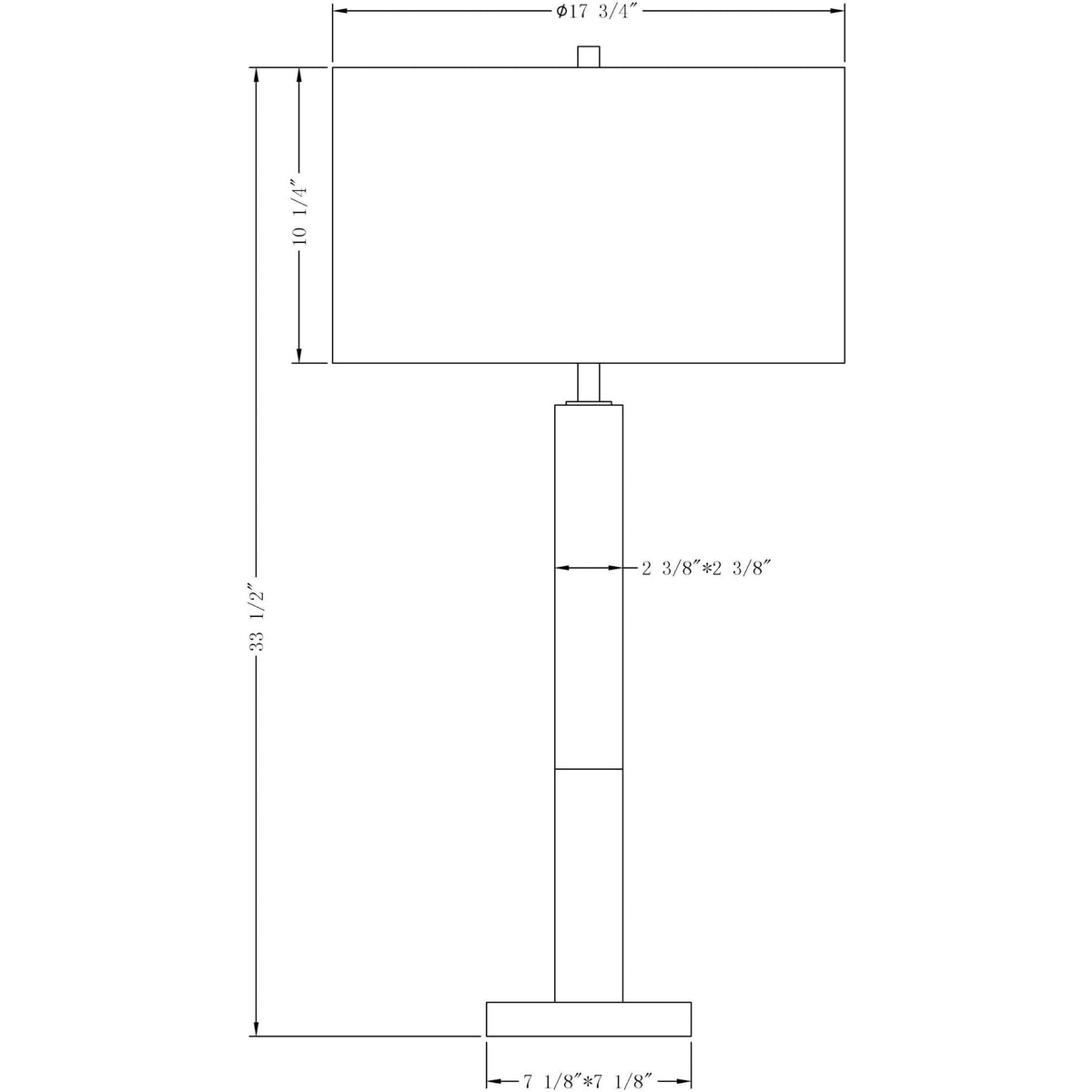 Flow Decor - Sanders Table Lamp - 3822 | Montreal Lighting & Hardware