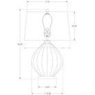 Flow Decor - Shelley Table Lamp - 4032 | Montreal Lighting & Hardware