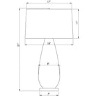 Flow Decor - Simone Table Lamp - 4075 | Montreal Lighting & Hardware