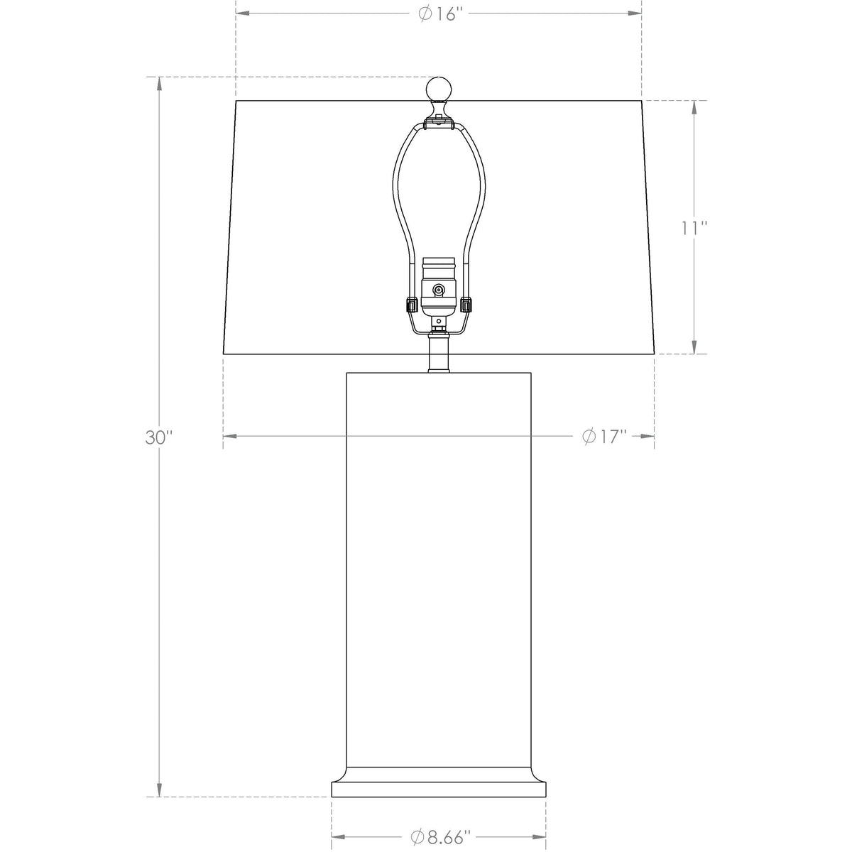 Flow Decor - Solstice Table Lamp - 3582 | Montreal Lighting & Hardware