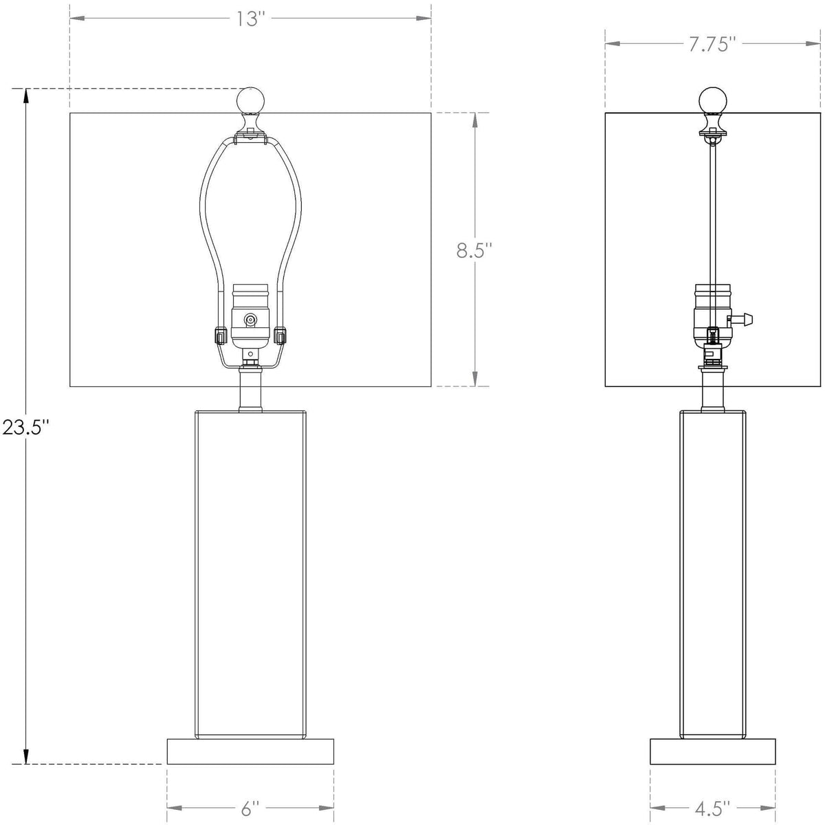 Flow Decor - Sumatra Table Lamp - 4401 | Montreal Lighting & Hardware
