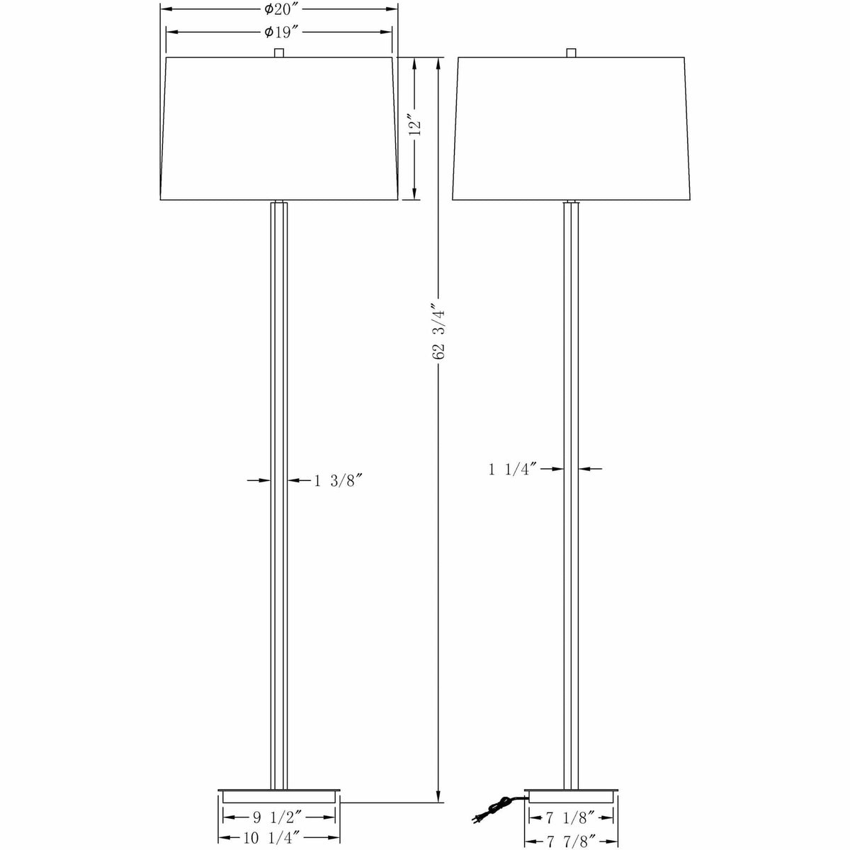 Flow Decor - Sydney Floor Lamp - 4356 | Montreal Lighting & Hardware