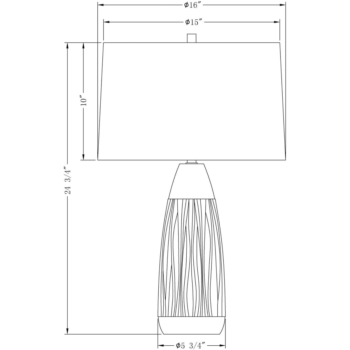 Flow Decor - Telluride Table Lamp - 4097 | Montreal Lighting & Hardware