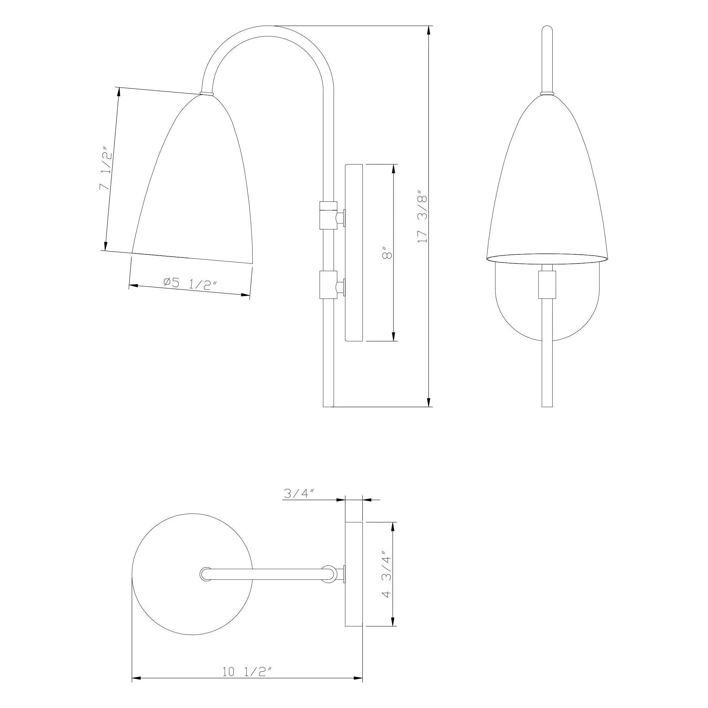 Flow Decor - Wesley Sconce - 6083 | Montreal Lighting & Hardware