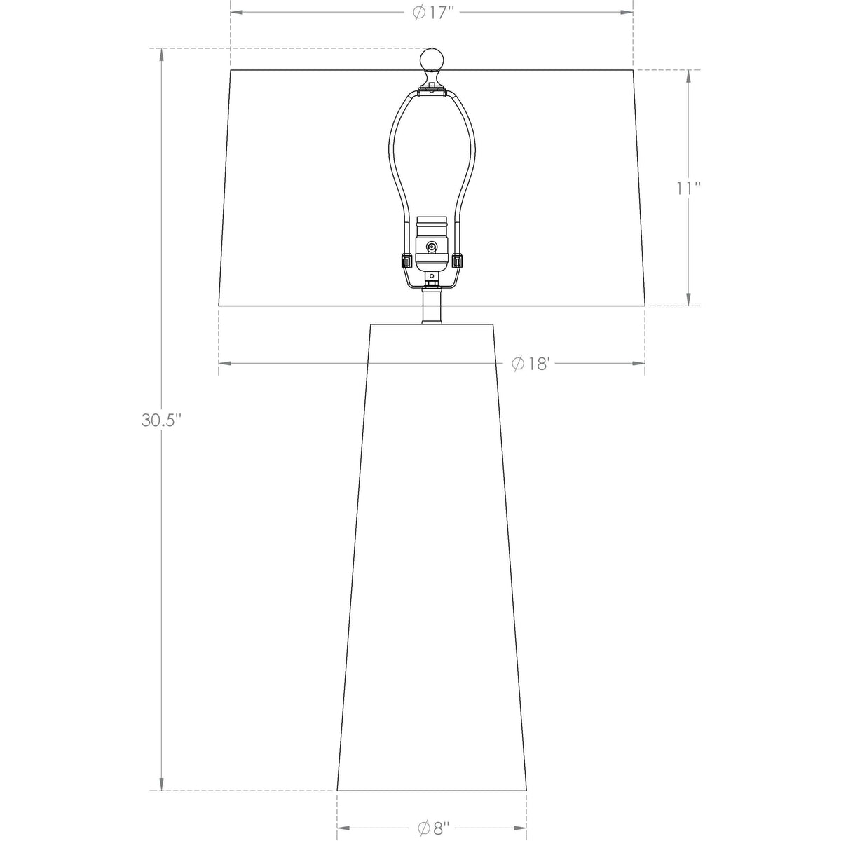 Flow Decor - Wyatt Table Lamp - 3953 | Montreal Lighting & Hardware