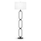 Veneto Floor Lamp - Bronze - Off-White Cotton (FLO-4714-OWC)