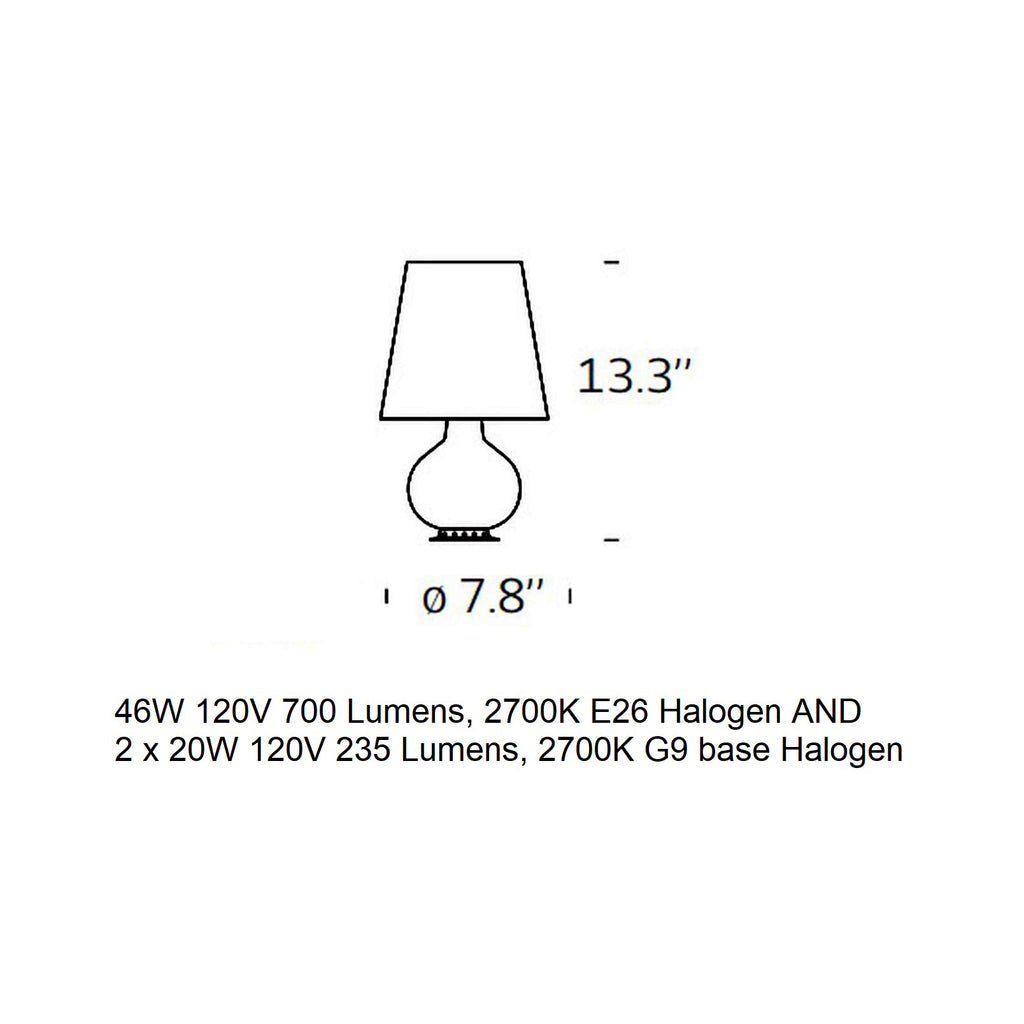 Fonatana 1853 Lampe de table