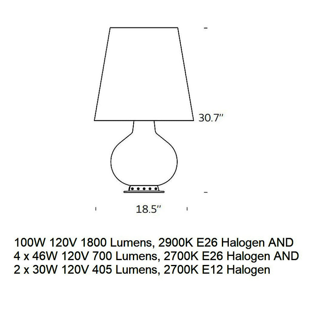 Fonatana 1853 Lampe de table