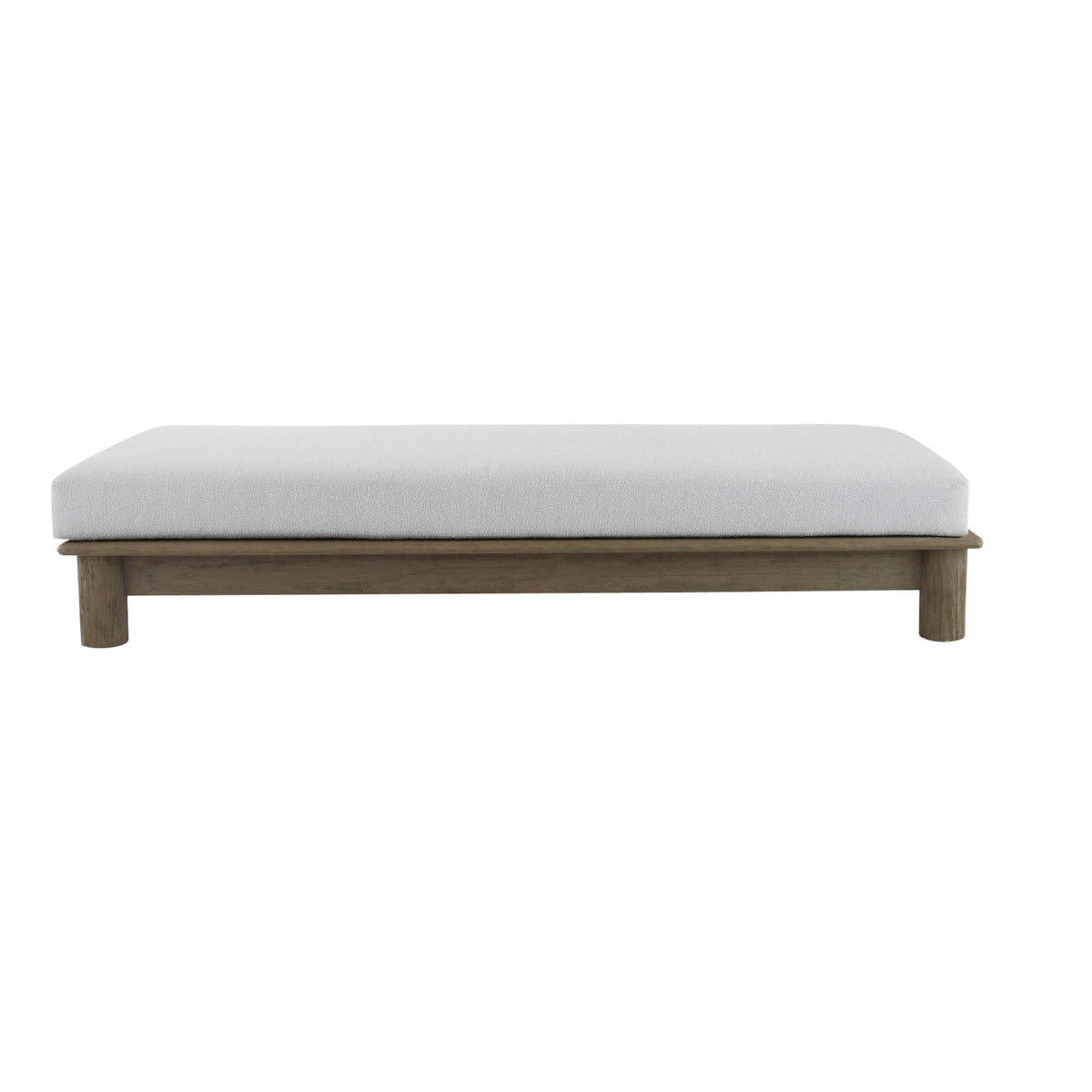 Arteriors FOS04 Caldwell Outdoor Ottoman in Porpoise