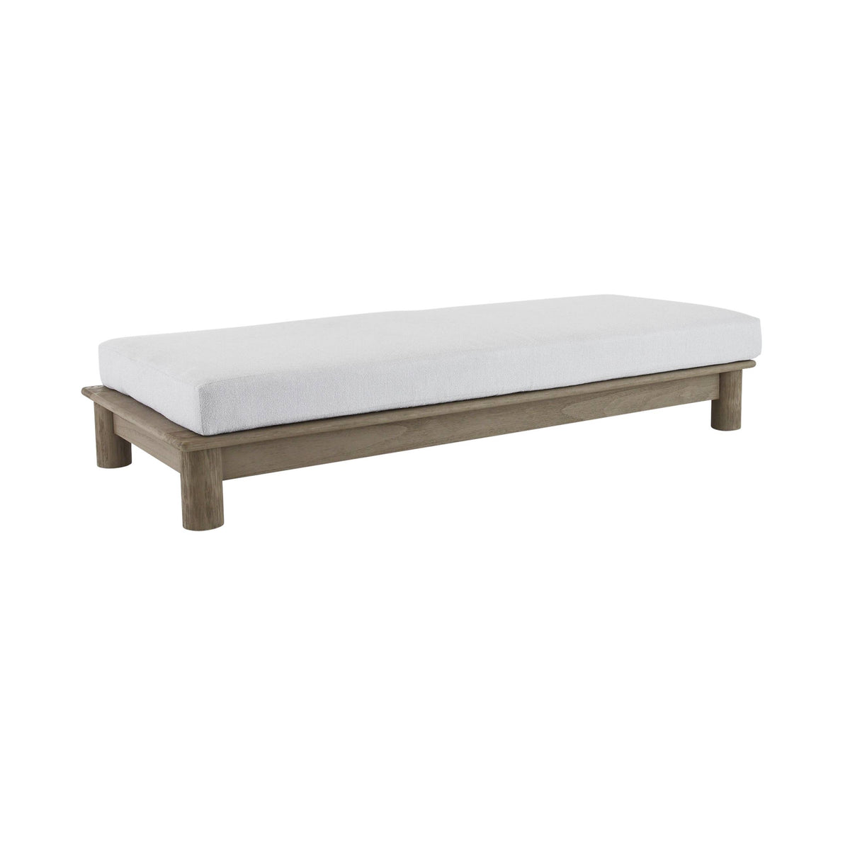 Arteriors FOS04 Caldwell Outdoor Ottoman in Porpoise