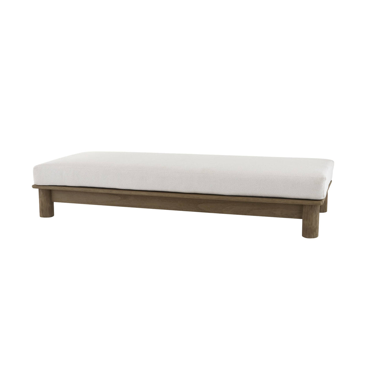 Arteriors FOS05 Caldwell Outdoor Ottoman in Shale
