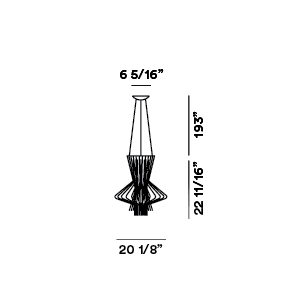 Foscarini - Allegretto Ritmico Pendant - FN1690171_20_UL | Montreal Lighting & Hardware