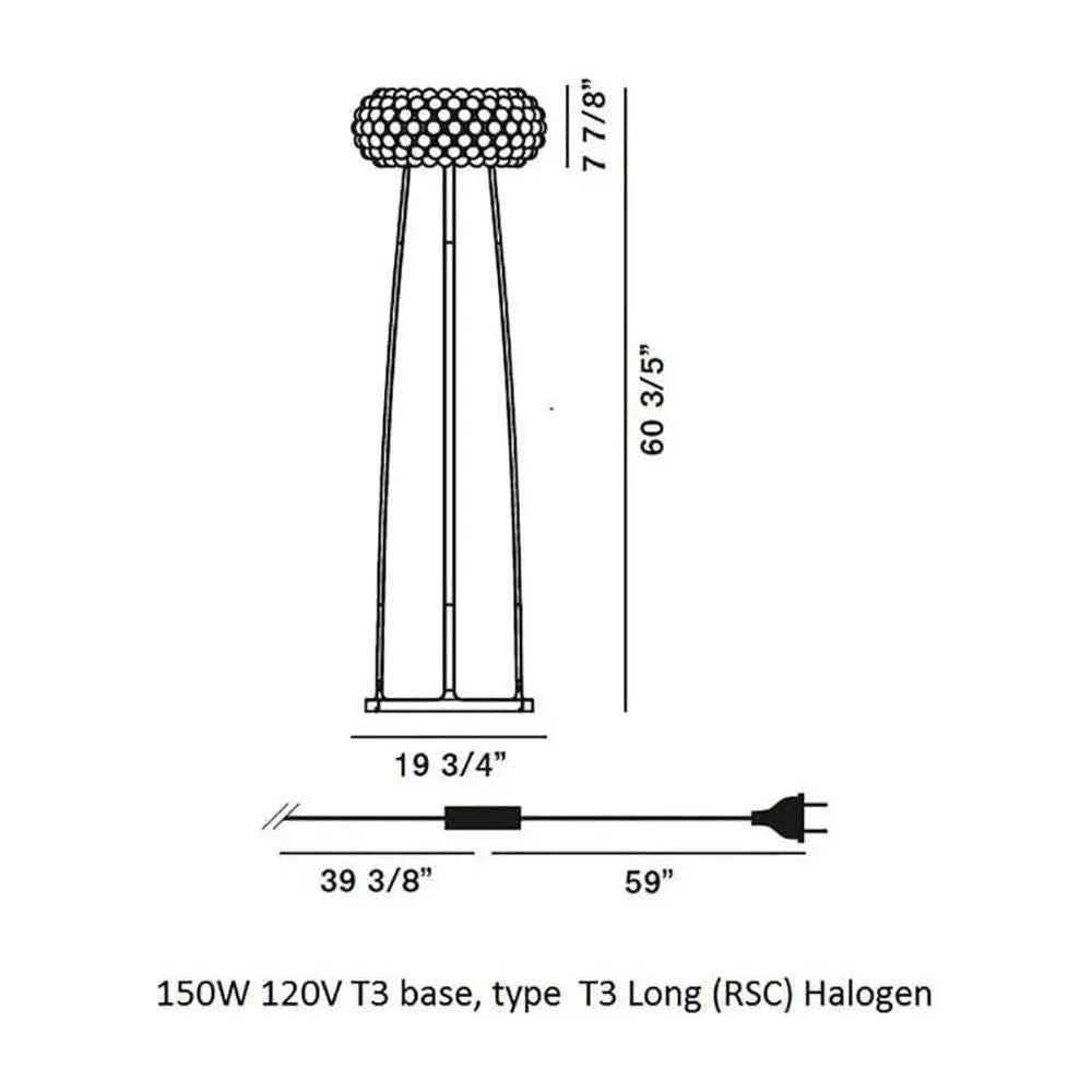 Foscarini - Caboche Floor Lamp - FN138003_16_U | Montreal Lighting & Hardware