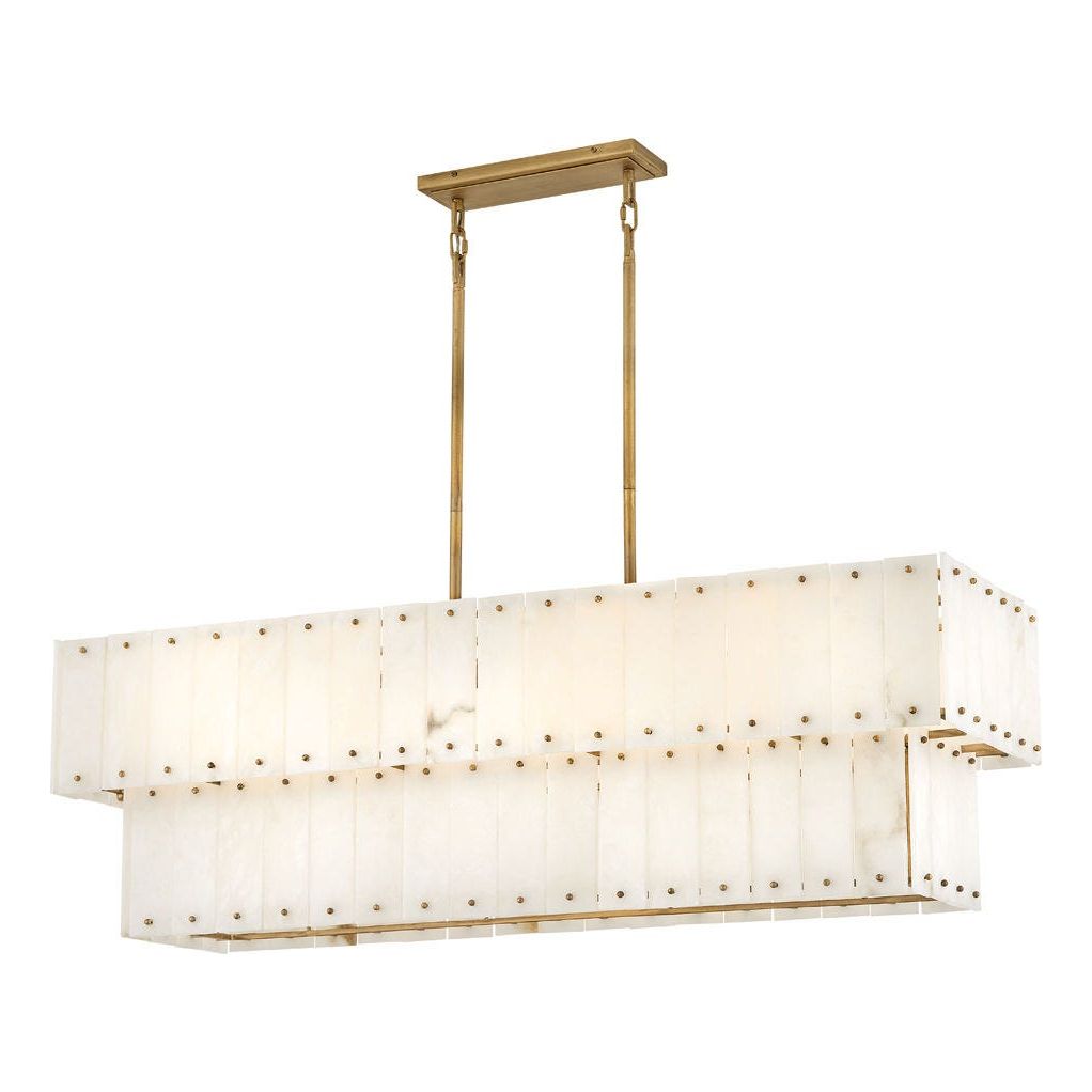 Fredrick Ramond Canada - FR47756BNG - LED Linear Chandelier - Simone - Burnished Gold