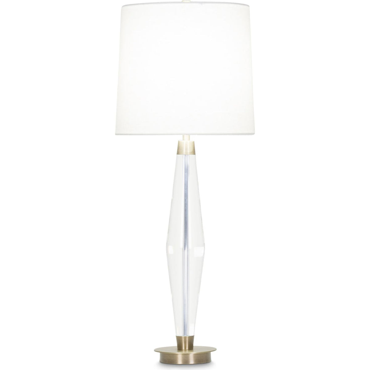 Flow Decor-3977-OWL-Table Lamps-Francis-Clear