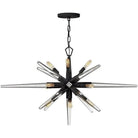 Fredrick Ramond - Ariel 40-Inch 12 Light Chandelier - FR47409BLK | Montreal Lighting & Hardware