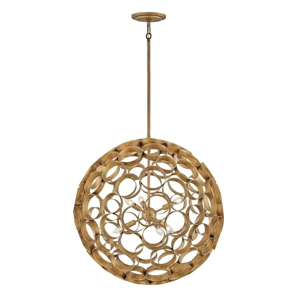 Fredrick Ramond - Centric LED Chandelier - FR30146BNG | Montreal Lighting & Hardware