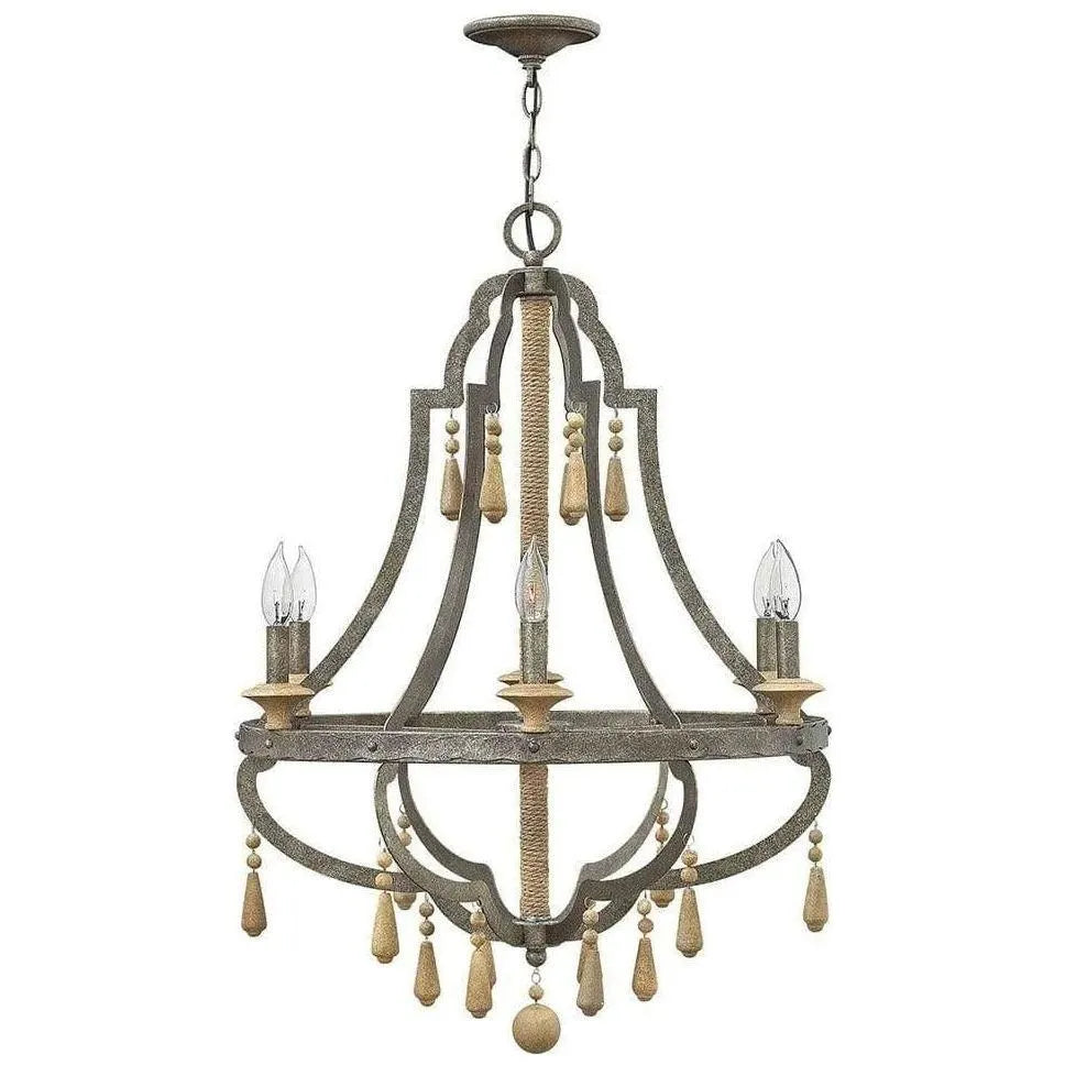 Fredrick Ramond - Cordoba 26-Inch Six Light Chandelier - FR42286DIR | Montreal Lighting & Hardware