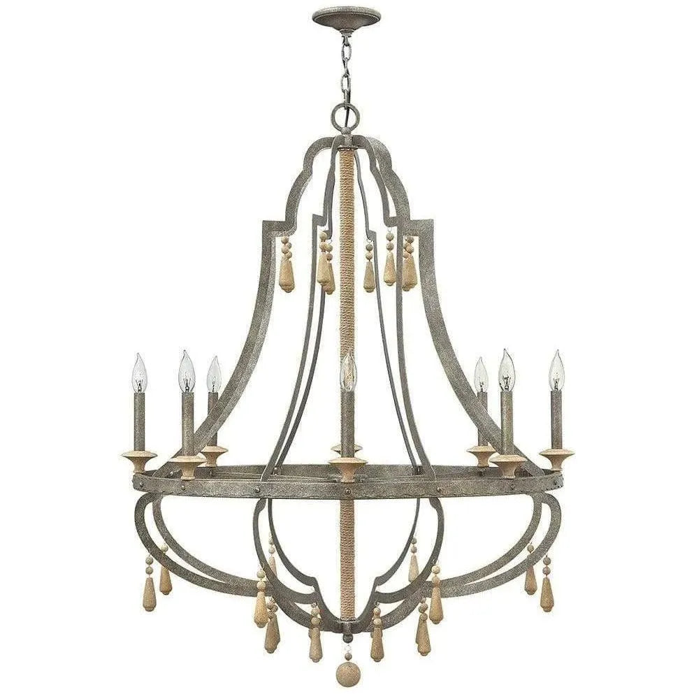 Fredrick Ramond - Cordoba 36-Inch Eight Light Chandelier - FR42288DIR | Montreal Lighting & Hardware