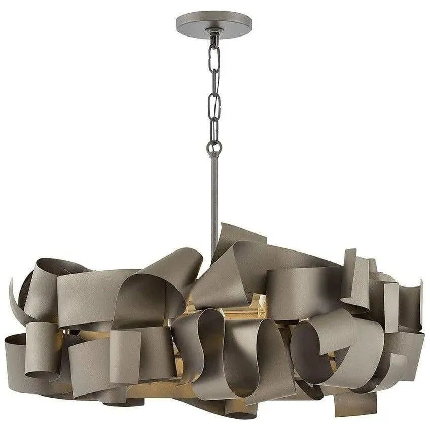 Fredrick Ramond - Delfina 26-Inch Five Light Chandelier - FR48604MMB | Montreal Lighting & Hardware