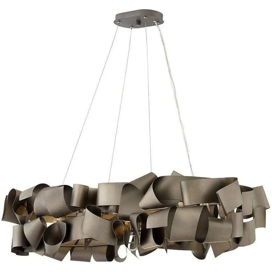Fredrick Ramond - Delfina 40-Inch Six Light Chandelier - FR48605DXG | Montreal Lighting & Hardware