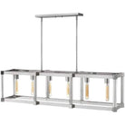 Fredrick Ramond - Empire 48-Inch Six Light Chandelier - FR36018PNI | Montreal Lighting & Hardware