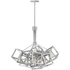 Fredrick Ramond - Ensemble 30-Inch Nine Light Chandelier - FR42445PNI | Montreal Lighting & Hardware