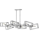 Fredrick Ramond - Ensemble 62-Inch Six Light Chandelier - FR42446PNI | Montreal Lighting & Hardware