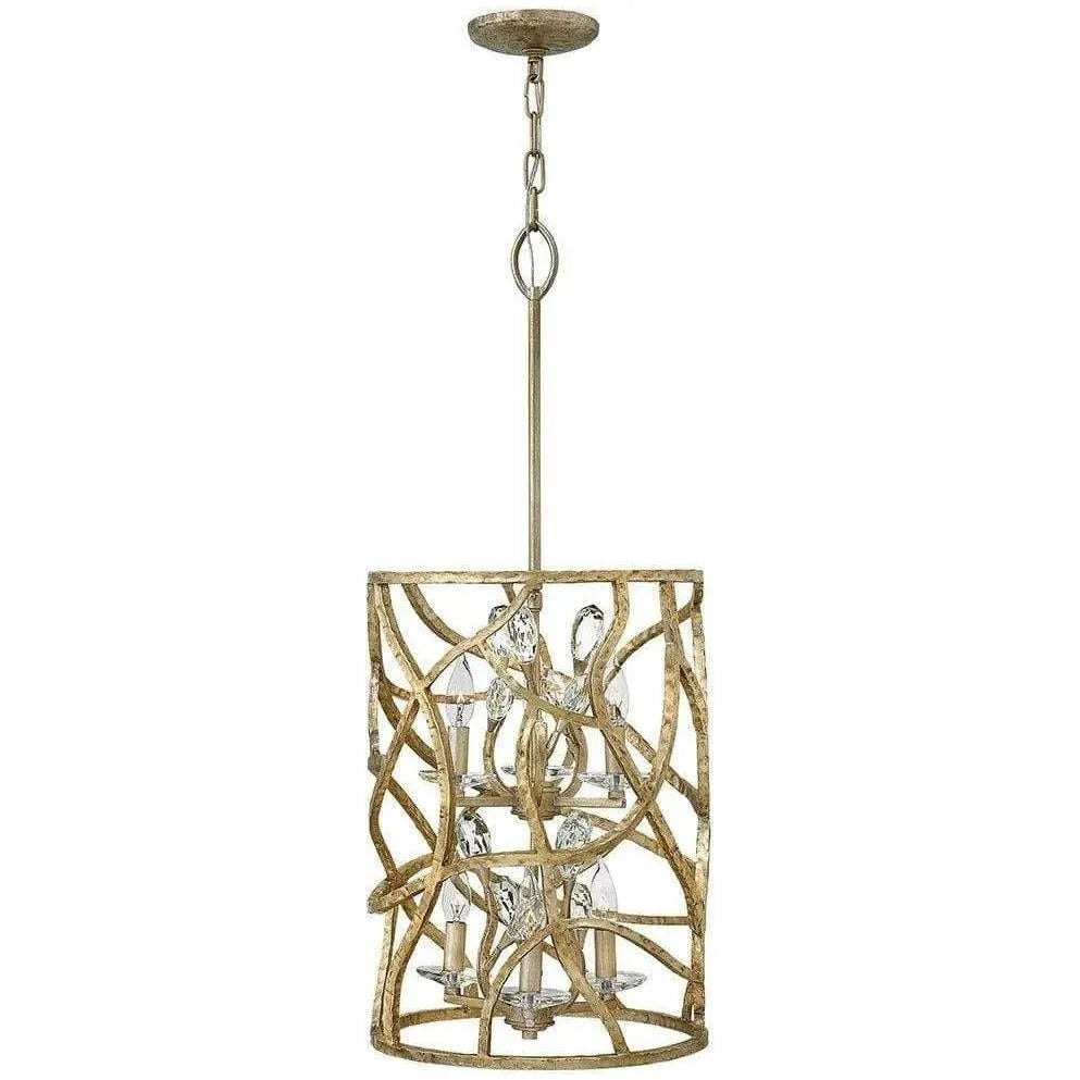 Fredrick Ramond - Eve 14-Inch Six Light Foyer Pendant - FR46805CPG | Montreal Lighting & Hardware